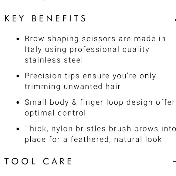 NEW Tweezerman Brow Scissors & Brush Set - Picture 5 of 5